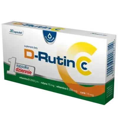 Oleofarm D-Rutin CC диетическая добавка, 30 капсул