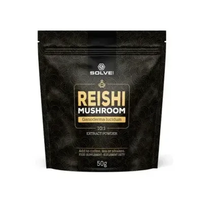Solve Labs Reishi Mushrom Powder 10:1 - желтая златоглазка, 50 г