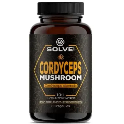 Solve Labs Cordyceps - экстракт китайского страстоцвета 10:1, 60 капсул