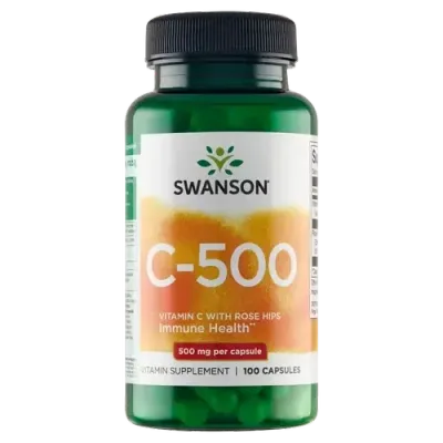 Swanson Витамин C 500 мг - 100 капсул