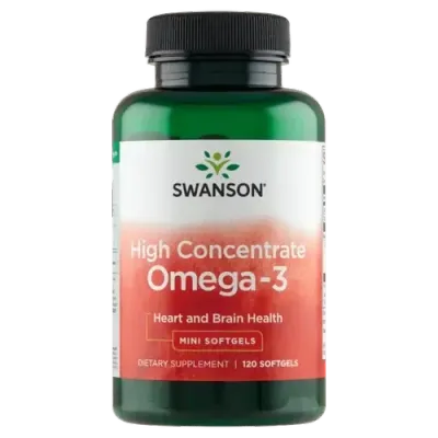 Swanson Omega-3 High Concentrate - 120 капсул