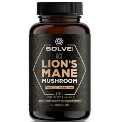 Solve Labs Lion's Mane - экстракт эхинацеи 10:1, 60 капсул