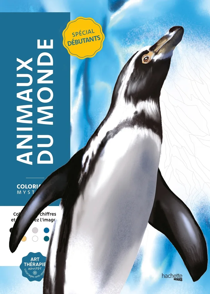 Hachette раскраска по номерам Coloriages mystères - Animaux du monde(предзаказ, дата выпуска 12.03.2025)