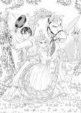 Hachette раскраска по номерам DISNEY TEENS - Atelier de coloriages - Manga — фото 2