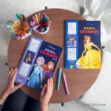 Hachette раскраска по номерам DISNEY TEENS - Atelier de coloriages - Scènes d'hiver — фото 4