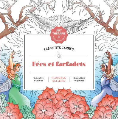 Hachette  раскраска по номерам  Fées et farfadets