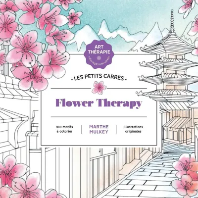 Hachette  раскраска по номерам  Flower therapy