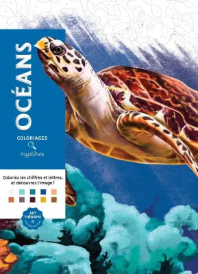 Hachette/ раскраска по номерам/ Coloriages mystères - Océans