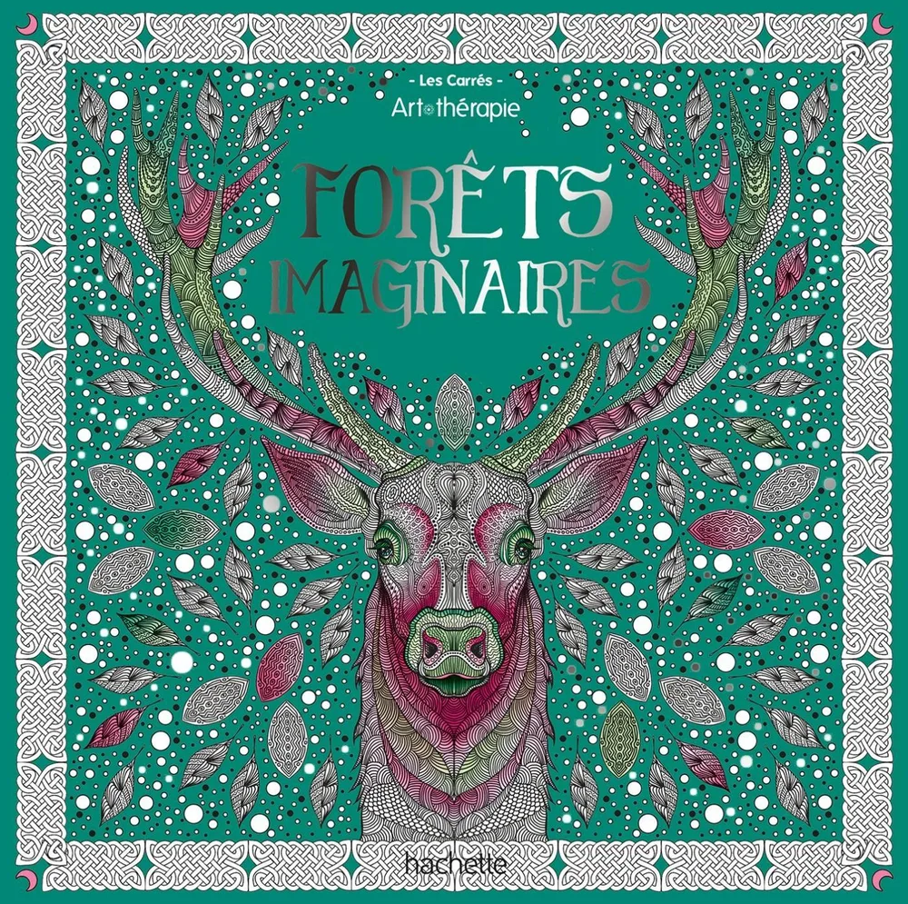 Hachette/ раскраска по номерам/ Forêts imaginaires