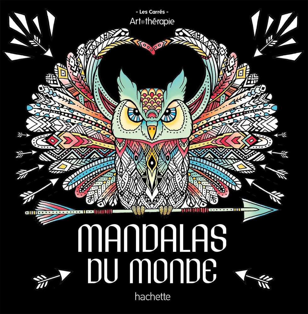 Hachette/ раскраска по номерам/ Mandalas du monde
