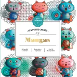 Hachette/ раскраска по номерам/ Les Petits Carrés d'Art-thérapie Mangas — фото 1