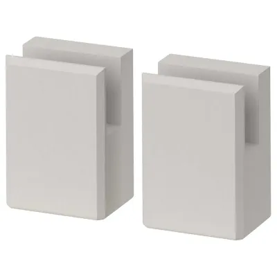 IKEA LERHYTTAN (ИКЕА ЛЕРХЙТТАН) — Ножка для декоративного цоколя, светло-серый, 8 см