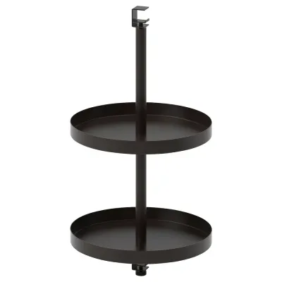 IKEA ENHET (ИКЕА ЕНХЕТ) — Вращающаяся полка, антрацит, 40x21 см