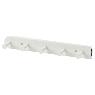 IKEA KOMPLEMENT (ИКЕА КОМПЛИМЕНТ) — Выдвижная многофункциональная вешалка, белая, 35 см