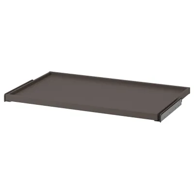 IKEA KOMPLEMENT (ИКЕА КОМПЛИМЕНТ) — Выдвижной поднос, темно-серый, 100x58 см