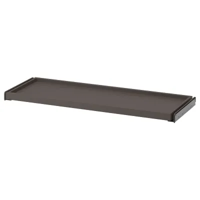 IKEA KOMPLEMENT (ИКЕА КОМПЛИМЕНТ) — Выдвижной поднос, темно-серый, 100x35 см