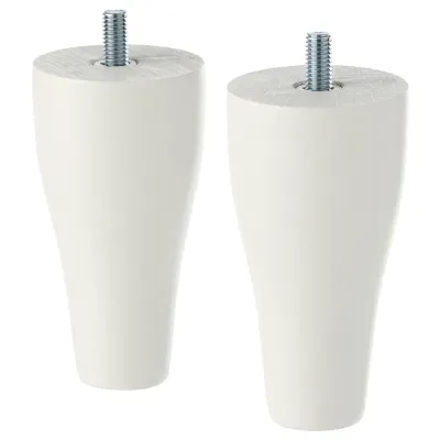 IKEA KABBARP (ИКЕА КАББАРП) — Ножка, белая, 10 см