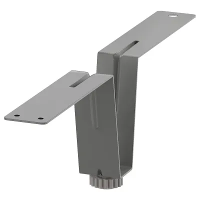 IKEA BESTÅ (ИКЕА БЕСТО) — Укрепляющая ножка, серая, 10 см