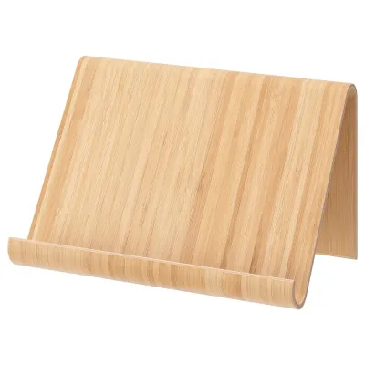 IKEA VIVALLA (ИКЕА ВИВАЛЛА) — Подставка для планшета, бамбуковый шпон, 26x17 см
