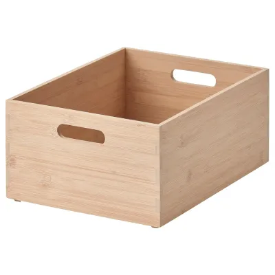 IKEA UPPDATERA (ИКЕА УППДАТЕРА) — Контейнер, светлый бамбук, 24x32x15 см