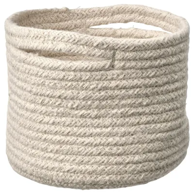 IKEA TJABBIG (ИКЕА ТЙАББИГ) — Корзина, натуральная, 15x13 см