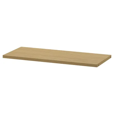 IKEA LÅDMAKARE (ИКЕА ЛОДМАКАРЕ) — Полка, имит. дуб, 76x34 см