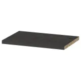IKEA BILLY (ИКЕА БИЛЛИ) — Полка, черная имитация дуб, 36x26 см — фото 1