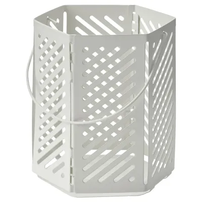 IKEA VÅRSYREN (ИКЕА ВОРСУРЕН) — Фонарь, белый, 12 см