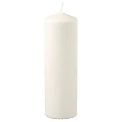IKEA FENOMEN (ИКЕА ФЕНОМЕН) — Свеча блочная без ароматизатора, натуральная, 23 см