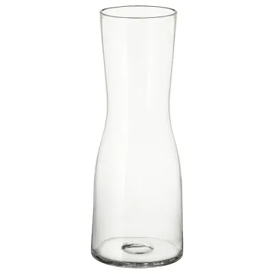 IKEA TIDVATTEN (ИКЕА ТИДВАТТЕН) — Ваза, прозрачное стекло, 30 см