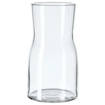 IKEA TIDVATTEN (ИКЕА ТИДВАТТЕН) — Ваза, прозрачное стекло, 17 см