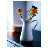 IKEA SOCKERÄRT (ИКЕА СОКЕРЭРТ) — Ваза/кувшин, белый, 16 см — фото 3