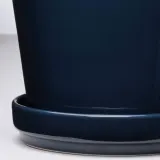 IKEA KLOTLÖNN (ИКЕА КЛОТЛОНН) — Цветочный горшок с блюдцем, закрытый/открытый/черный, 12 см — фото 5