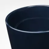 IKEA KLOTLÖNN (ИКЕА КЛОТЛОНН) — Цветочный горшок с блюдцем, закрытый/открытый/черный, 12 см — фото 6