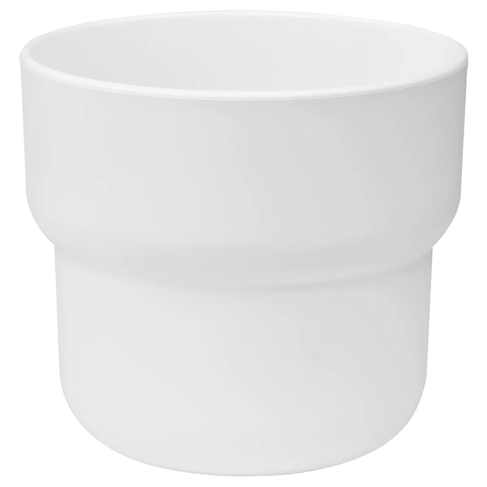 IKEA FÖRENLIG (ИКЕА ФОРЕНЛИГ) — Крышка для цветочного горшка, внутренняя/наружная белая, 9 см