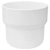 IKEA FÖRENLIG (ИКЕА ФОРЕНЛИГ) — Крышка для цветочного горшка, внутренняя/наружная белая, 9 см — фото 1