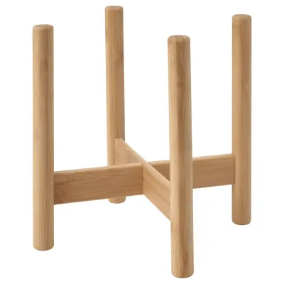 IKEA DAKSJUS (ИКЕА ДАКСЙУС) — Подставка для цветочного горшка, бамбук, 21 см