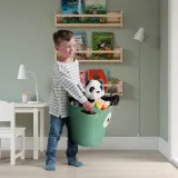IKEA UPPSTÅ (ИКЕА УППСТО) — Сумка, клетчатая/зеленая, 35 см — фото 3