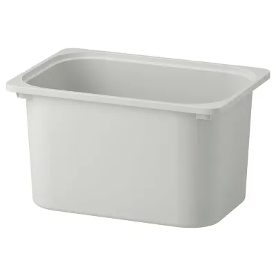 IKEA TROFAST (ИКЕА ТРУФАСТ) — Контейнер, серый, 42x30x23 см