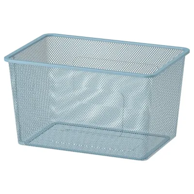 IKEA TROFAST (ИКЕА ТРУФАСТ) — Контейнер из проволоки, серо-голубой, 42x30x23 см