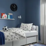 IKEA SPARKA (ИКЕА СПАРКА) — Плюшевый, футбольный/черно-белый — фото 4