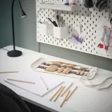 IKEA SOLFÅGEL (ИКЕА СОЛФОГЕЛ) — Пенал с ручкой, бежевый — фото 5