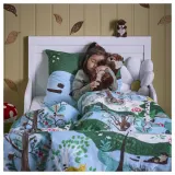 IKEA SKOGSDUVA (ИКЕА СКОГСДУВА) — Плюшевая игрушка, 2 шт, выдра с детенышем/коричнево-бежевая, 45 см — фото 4