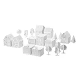 IKEA MÅLA (ИКЕА МОЛА) — Шаблон города из 10 частей картона — фото 1