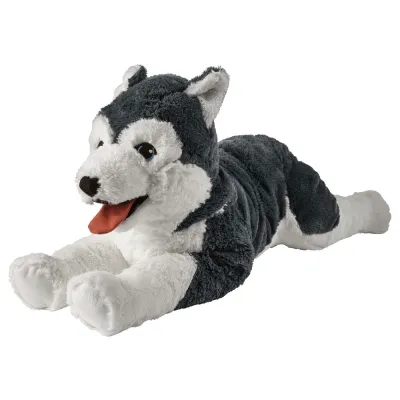 IKEA LIVLIG (ИКЕА ЛИВЛИГ) — Плюши, собака/сибирский хаски, 57 см