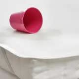 IKEA LENAST (ИКЕА ЛЕНАСТ) — Водонепроницаемый наматрасник, белый, 70x160 см — фото 3