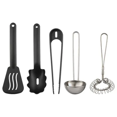 IKEA DUKTIG (ИКЕА ДУКТИГ) — Игровые кухонные принадлежности, 5 шт., разноцветные