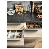 IKEA SÄLJAN (ИКЕА СÄЛЙАН) - Столешница на заказ, черный минерал/ламинат, 30-45x3,8 см — фото 7