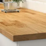IKEA KARLBY (ИКЕА КАРЛБЙ) - Столешница изготовлена по индивидуальному заказу, дуб/шпон, 30-45x3,8 см — фото 5