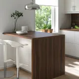 IKEA EKBACKEN (ИКЕА ЕКБАСКЕН) - Столешница на заказ, коричневый орех/ламинат, 45,1-63,5x2,8 см — фото 6